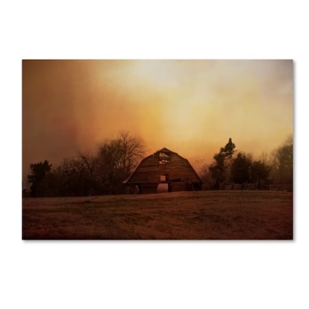 Jai Johnson 'The Old Barn On A Fall Evening' Canvas Art,22x32
